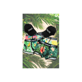 Pack 4 Boxer LM2402-67 LOOKME + 2 Casquettes Offertes